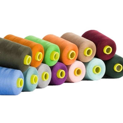 ขายร้อน overlock ใยเย็บดี stretch เสื้อผ้ากีฬา 40/2 ใยเย็บพอลิเอสเตอร์