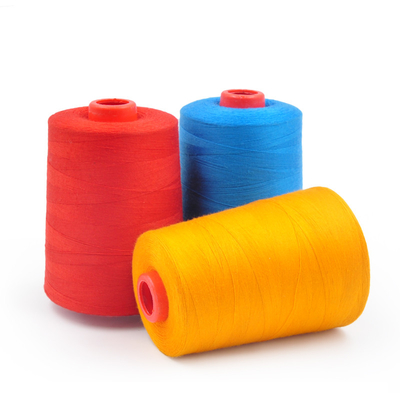ในสต็อค สายพอลิเอสเตอร์ Hilos De Coser สีแข็ง สับ 100% สายพอลิเอสเตอร์ สายเย็บพอลิเอสเตอร์ 40/2