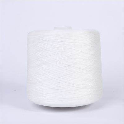 เส้นด้ายโพลีเอสเตอร์ 100% สำหรับด้ายเย็บ 40/2 40/3 สีขาวดิบ