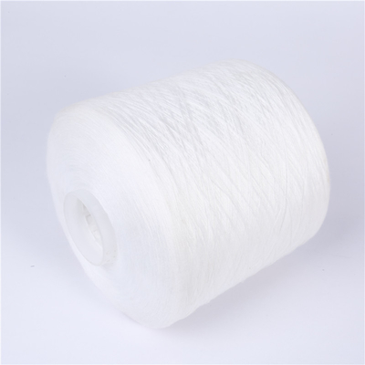 เส้นด้ายโพลีเอสเตอร์ 100% สำหรับด้ายเย็บ 40/2 40/3 สีขาวดิบ