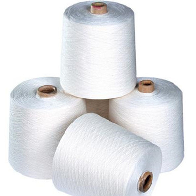 ขายร้อน 40/2 40s/3 ขาวสด 100% โพลิเอสเตอร์แหวน สปัน สายเย็บราคาโรงงาน