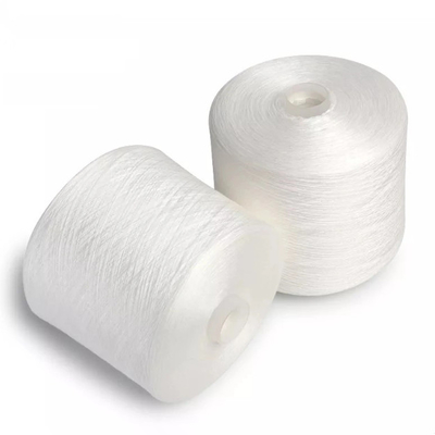 ขายร้อน 40/2 40s/3 ขาวสด 100% โพลิเอสเตอร์แหวน สปัน สายเย็บราคาโรงงาน