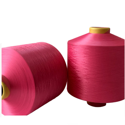 สี 150D/48F NIM DTY สายพอลิเอสเตอร์สําหรับผ้า