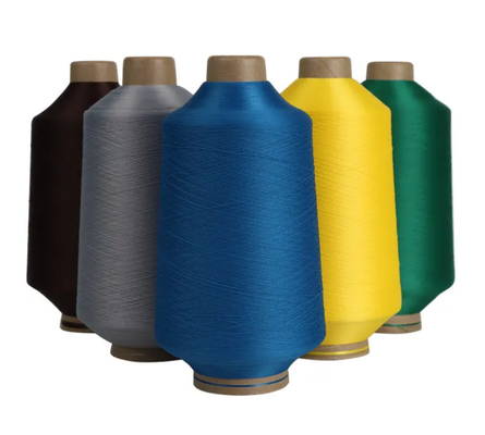 สี 150D/48F NIM DTY สายพอลิเอสเตอร์สําหรับผ้า