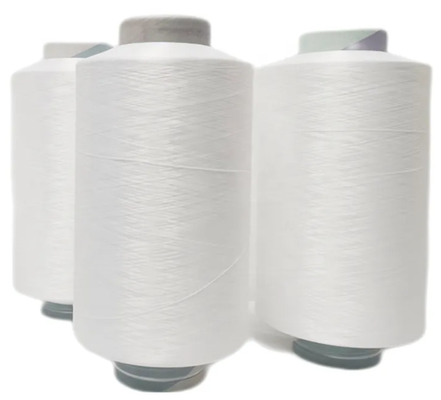 150D/48F, 300D/96F NIM สายพอลิเอสเตอร์สีขาว DTY
