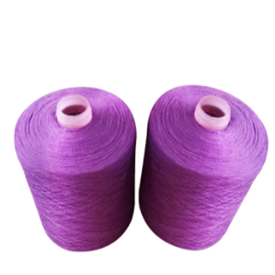 ผ้าพอลิเอสเตอร์เต็มแบบเน่า 40/2 50/2 60/2 แหวน spun สี 100% ผ้าพอลิเอสเตอร์