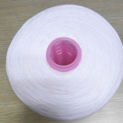 40s/2, 30s/2 สีขาวสด 100% โพลิเอสเตอร์ คอร์ส สปันยาง ราคาโรงงาน