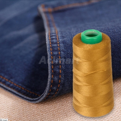 หลายพันสี 90 กรัม, 100 กรัม, 150 กรัม, 160 กรัม 100% คอร์ สปัน โพลิเอสเตอร์ ผ้าเย็บ 20/3 40/2