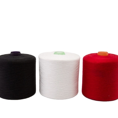 20/2, 40/2, 60/2 สี สาย 100% โพลีเอสเตอร์ แหวน สปัน สายสี