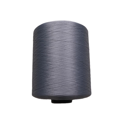 150D 300D สีสี 100% สายใยพอลิเอสเตอร์ สําหรับการผสมผ้า Overlock ถุงเท้า