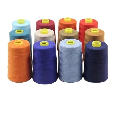 หลายพันสี 90 กรัม, 100 กรัม, 150 กรัม, 160 กรัม 100% คอร์ สปัน โพลิเอสเตอร์ ผ้าเย็บ 20/3 40/2