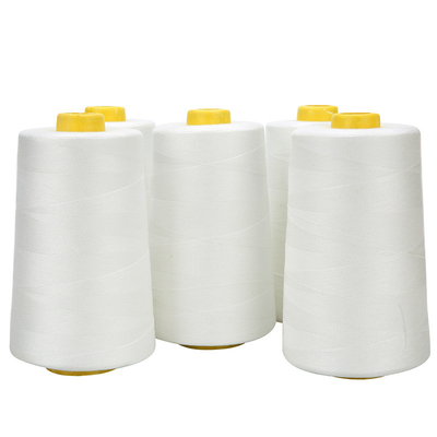 40s/2 สายเย็บ สีพื้นฐาน 5000 หลา สายพอลิเอสเตอร์สีดําสีขาวสด