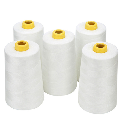 40s/2 สายเย็บ สีพื้นฐาน 5000 หลา สายพอลิเอสเตอร์สีดําสีขาวสด