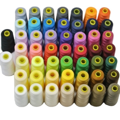 สีหลากหลาย อัตราเลือก 20/2 30/2 40/2 50/2 สายเย็บพอลิเอสเตอร์ สปัน สายเย็บพอลิเอสเตอร์