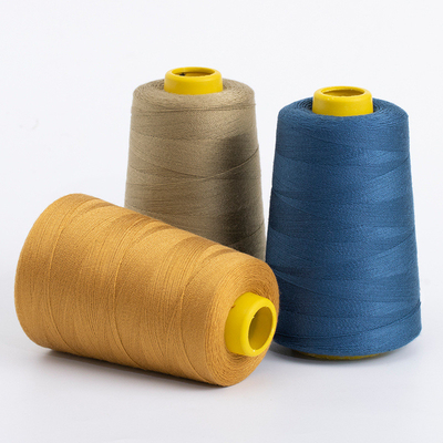ความแข็งแรงสูง 40/2 100% สปันพอลิเอสเตอร์เส้นเย็บสําหรับเส้น Overlock