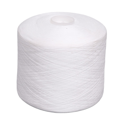 สีขาวสด 42/2 สปูนพอลิเอสเตอร์เส้น 100% Yizheng สําหรับเส้นเย็บ