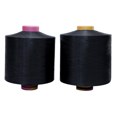 DTY สีขาวสด สีดํา 100% สายใยพอลิเอสเตอร์ NIM SD 300d/96f 150d/48f