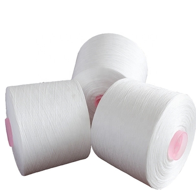 20s/2, 40s/2 60s/2 100% โพลีเอสเตอร์ คอร์ส สปัน ไฮร์น แพรว สีขาว โพลีเอสเตอร์ สับไฮร์น