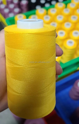 40s/2 สีดํา สีขาว สีแดง หลายสี 100% โพลิเอสเตอร์ ผ้าเย็บ 3000Y 5000Y 10000 ยาร์ด