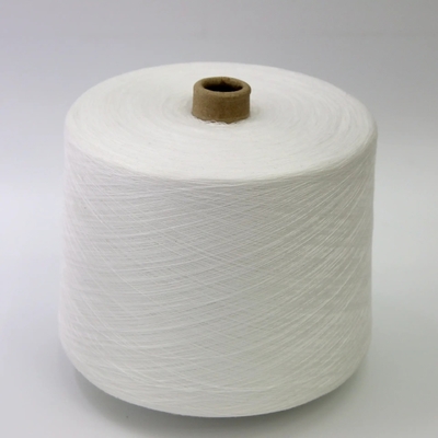 20S, 30S สีขาวแท้ S Twist yarn 100% โพลิเอสเตอร์ Core Spun yarn