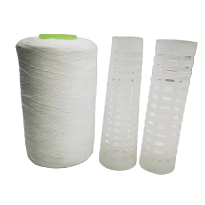 ด้ายเย็บผ้าสปันโพลีเอสเตอร์ 100% สีขาวดิบ ความเหนียวสูง 30/2 ราคาถูก