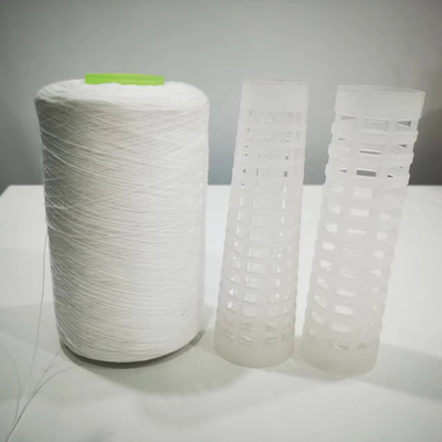 60/2 60/3 60s สีออปติก ขาวสด ขาว 100% โพลิเอสเตอร์ สปันยางสําหรับเส้นเย็บ