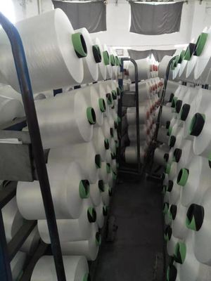 75D/36F, 150D/48F สายใยพอลิเอสเตอร์ 100% สําหรับถุงมือ ถุงเท้า การผูกผ้า