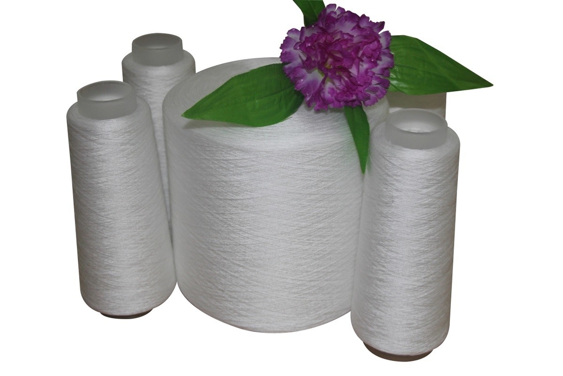 ราคาถูกราคาผู้ผลิต 40/2 40/3 100% โพลีเอสเตอร์ แหวน สปัน สาย 40s/2