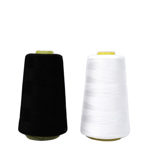 ราคาถูกจากโรงงาน 40S/2 สีสปันโพลีเอสเตอร์เส้นเย็บสําหรับอุปกรณ์เย็บเครื่อง