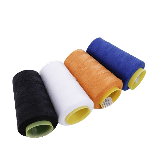 สีที่กําหนดเอง สายเย็บพอลิเอสเตอร์ 45/2 ความแข็งแรงสูงและการบรรจุปกติ