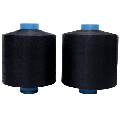 75d/36f, 150d/48f Dope สีบัลค ผิวขาวสด DTY 100% สายพอลิเอสเตอร์สําหรับการผูก