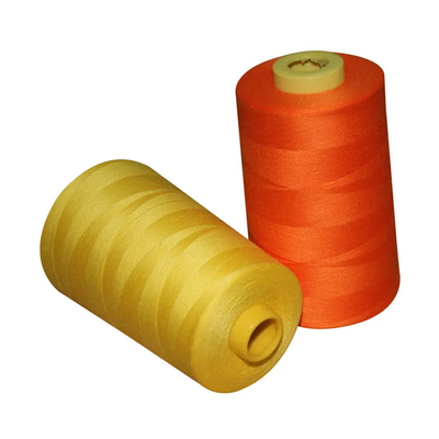 ด้ายเย็บผ้าโพลีเอสเตอร์ปั่น 100 สีสัน 40/2 หดตัวเกรด AAA